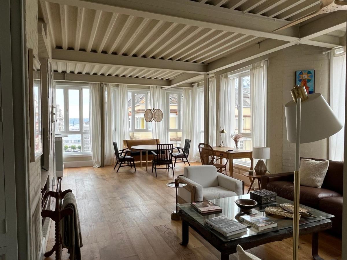 Espectacular Apartamento En El Centro De La Ciudad A Coruña Dış mekan fotoğraf